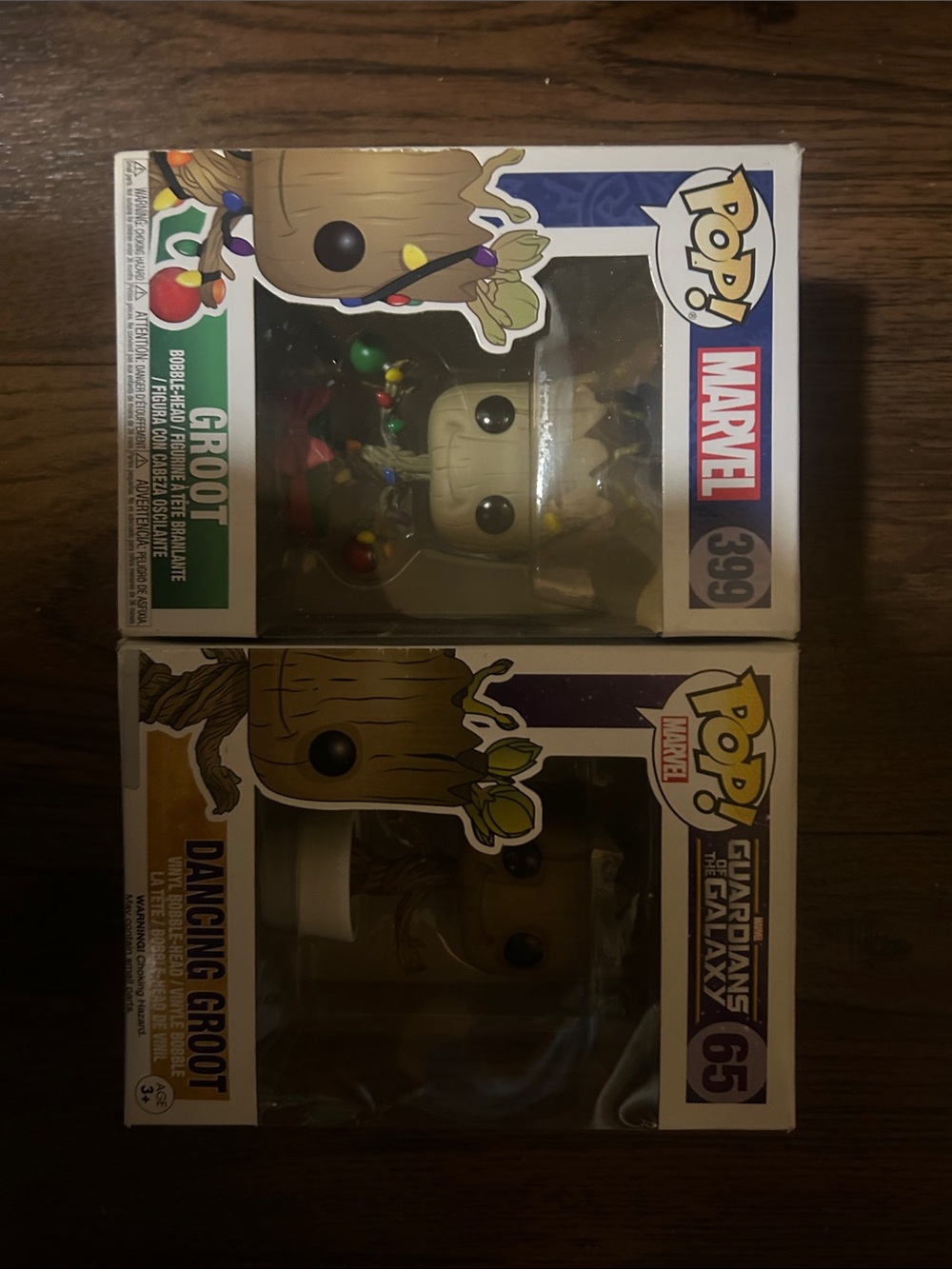 Marvel Groot Bundle – Dancing Groot #65 & Holiday Groot #399